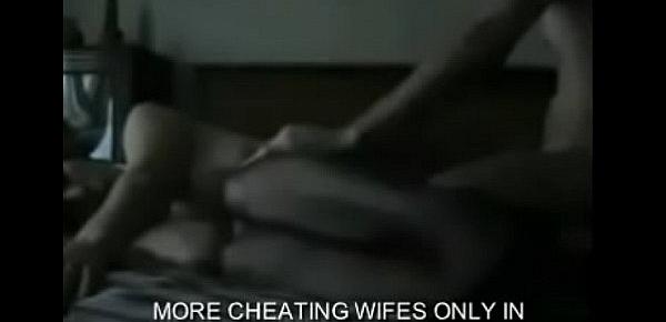  hot cheating wife got cought on spy camera while hubby work at the office